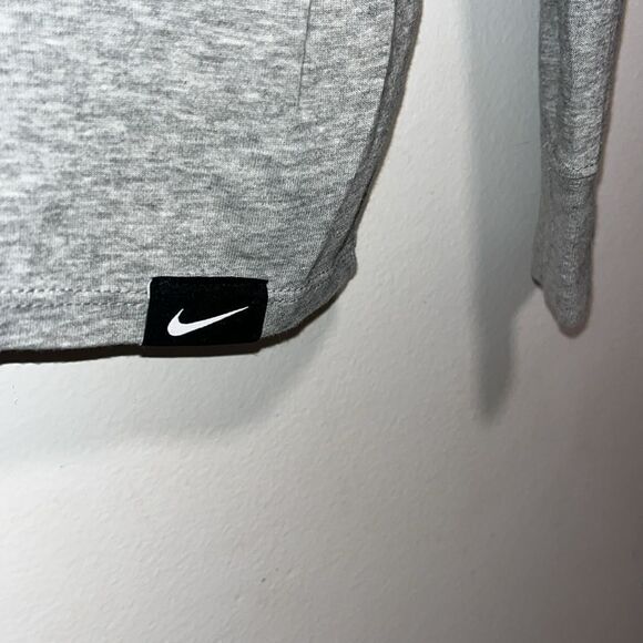 LIKE NEW NIKE ELITE MEN’S LONG SLEEVE POLYESTER DRI-FIT ATHLETIC CUT LARGE SHIRT - Picture 6 of 7